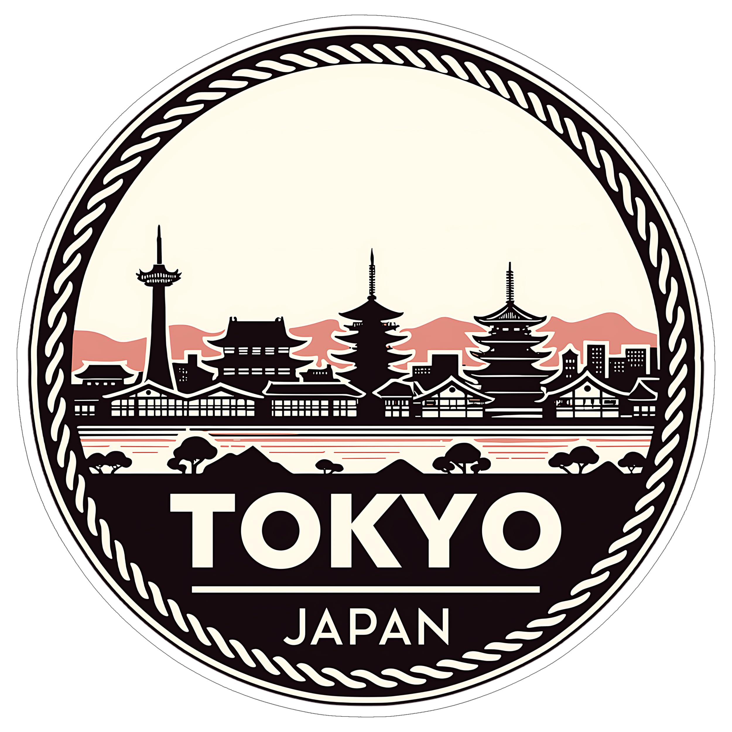 Amazon.com: Tokyo Japan Sticker 4 Inch Waterproof Vinyl Decal